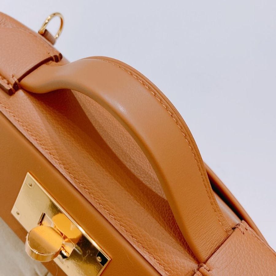 TW4884 Hermes 愛馬仕 金棕色 金金 24/24-21 Evercolor/Veau Swift Gold x GHW #Stamp K-20