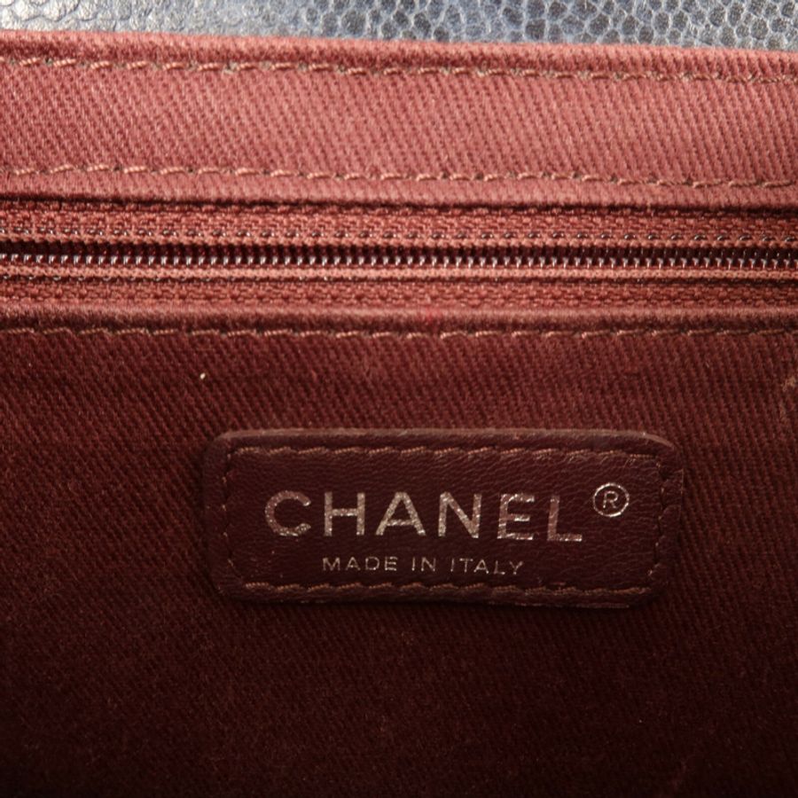 CHANEL 牛皮皮革Magnetic Bag鏈帶手挽肩背兩用袋-6