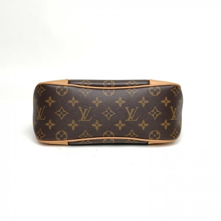 LOUIS VUITTON BOULOGNE牛角包老花PVC老花晶片肩背包-3