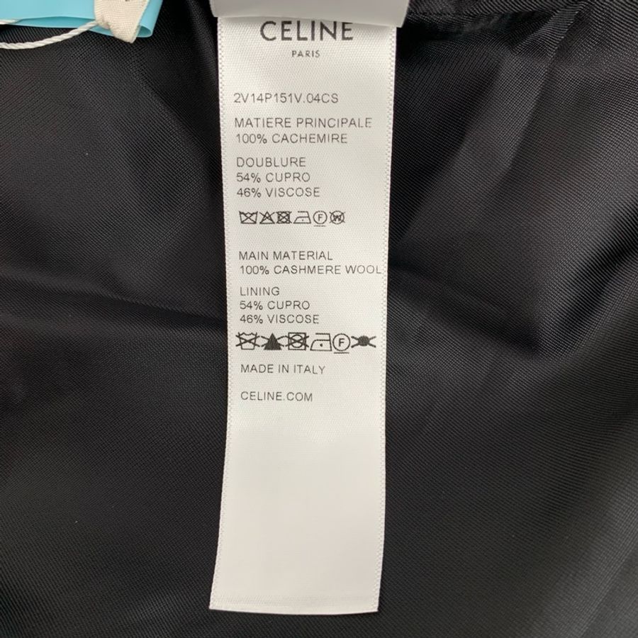 赛琳 Celine 23款 咖色山羊绒夹克外套 36码-6