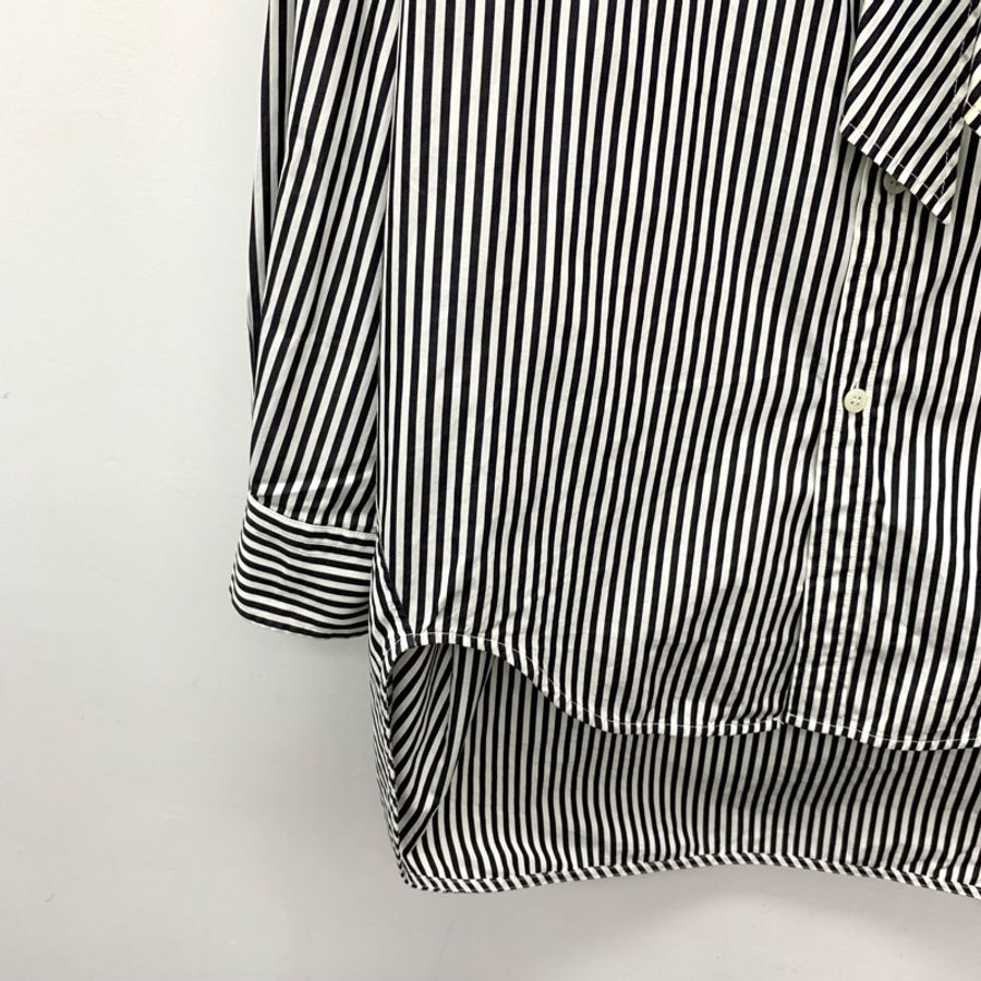 Balenciaga 黑色竖条纹衬衫 32 XXS码-3