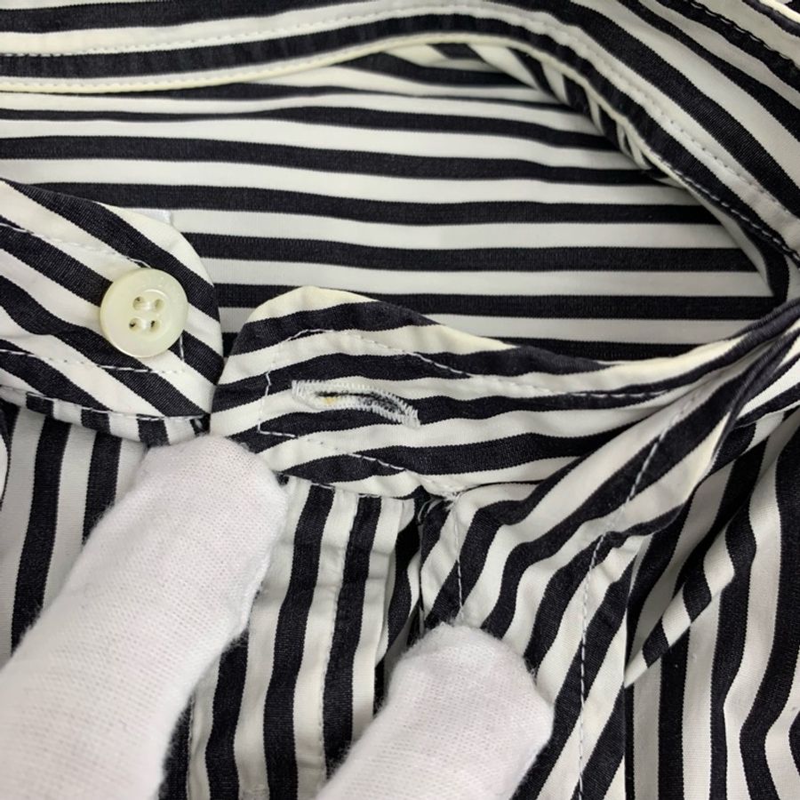 Balenciaga 黑色竖条纹衬衫 32 XXS码-9