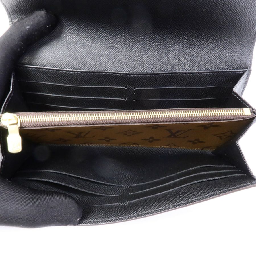 LOUIS VUITTON Mono Reverse Giant Sarah Long Wallet長錢包-4