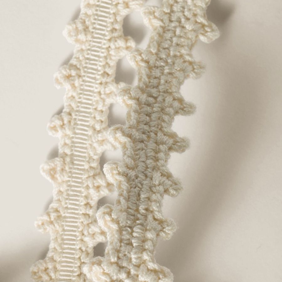 Miu Miu 女士 鈎針棉質手提包均碼碼18cm*20cm-2