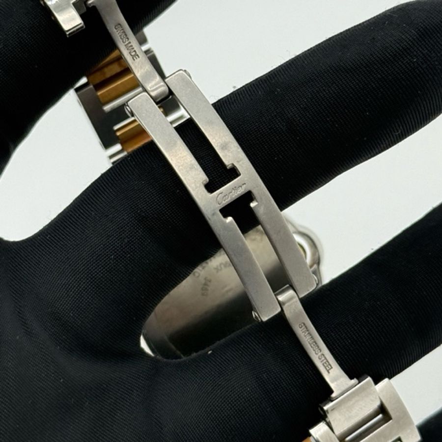 cartier 卡地亞藍氣球間金W6920099機械女士腕表表徑33mm 羅馬刻度-9