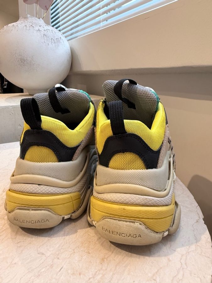 Balenciaga✨Triple S 多色皮革拼接老爹鞋 #36-13