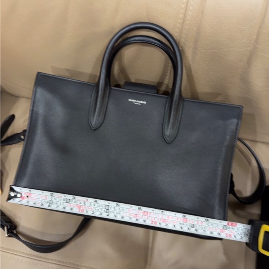 98新🖤#Ysl#托特包#原廠背袋#牛皮#購證-9