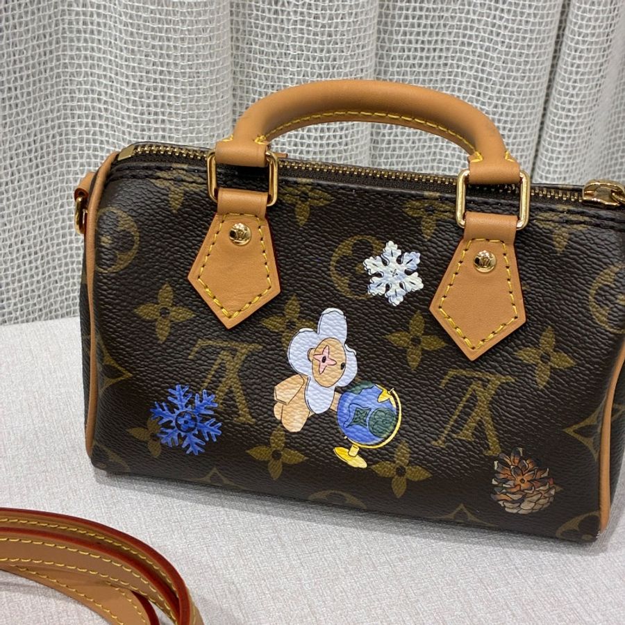 全新全配💛🎄#lv#nano speedy#聖誕限定-5