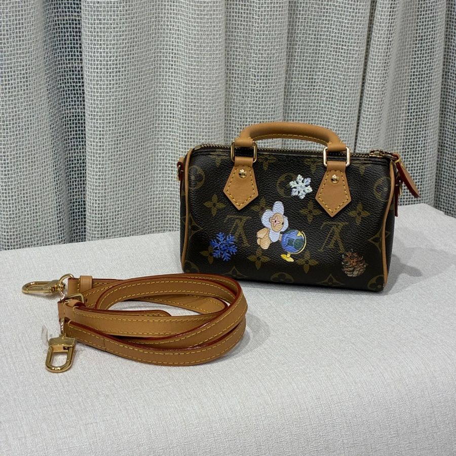 全新全配💛🎄#lv#nano speedy#聖誕限定-6
