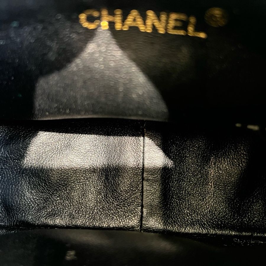 CHANEL香奈兒 稀有綠色麂皮 鏈條包 1開-5