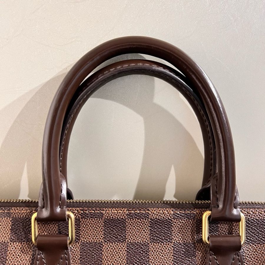 Louis Vuitton 路易威登 Prote Documents Jour棕色棋盤格公文包男士手提包-7