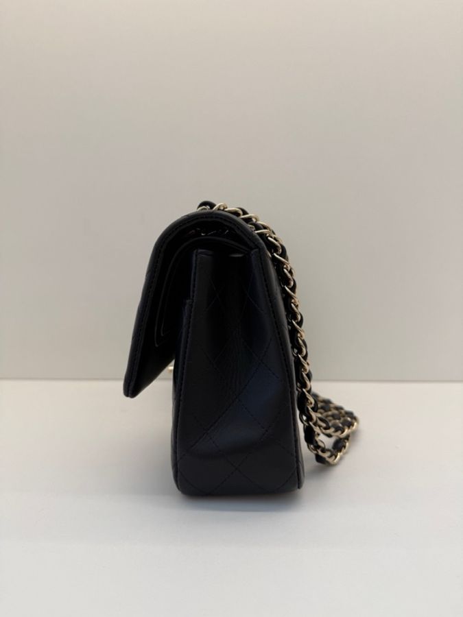 CHANEL/香奈兒22c熊貓拼色CF大mini單肩斜挎包-3