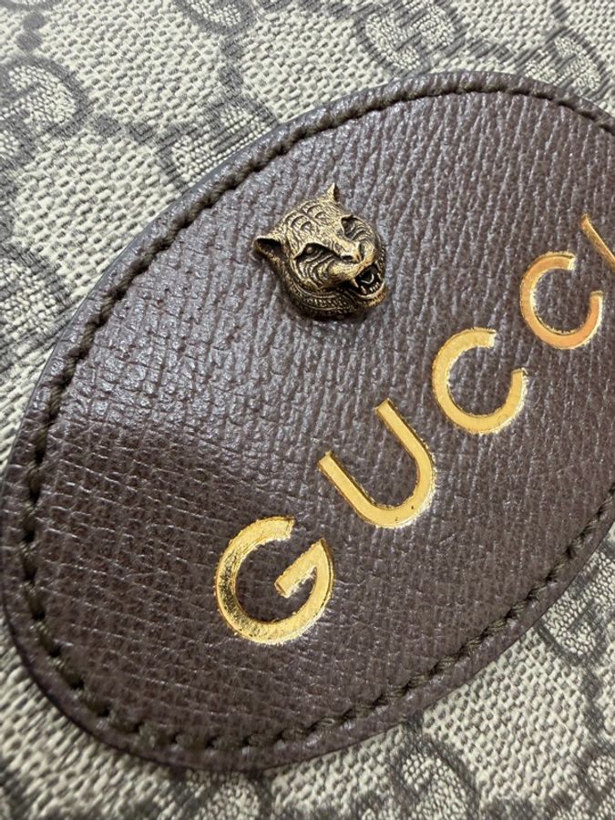 Gucci Neo 虎頭 PVC 帆布 相機包 郵差包 斜背包 肩背包 側背包-7