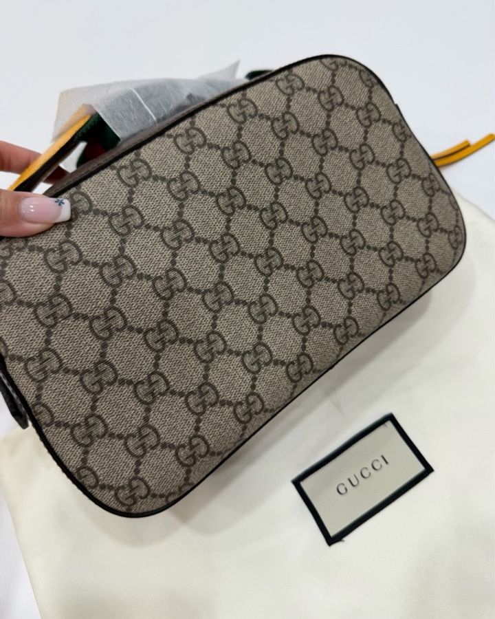 Gucci Neo 虎頭 PVC 帆布 相機包 郵差包 斜背包 肩背包 側背包-11