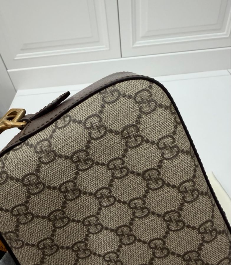 Gucci Neo 虎頭 PVC 帆布 相機包 郵差包 斜背包 肩背包 側背包-19