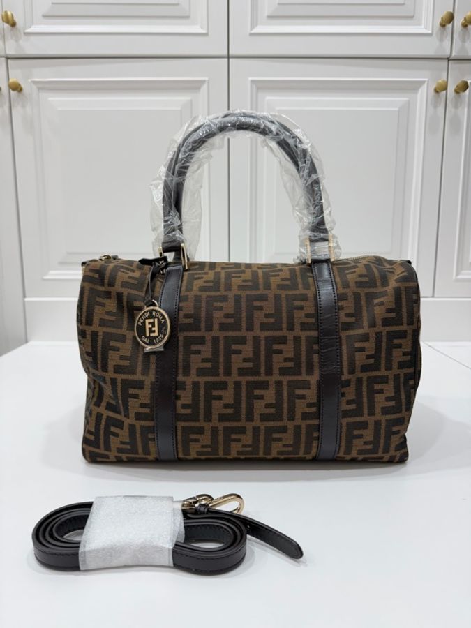 FENDI 老花 波士頓包 手提包 斜背包 肩背包 側背包-0