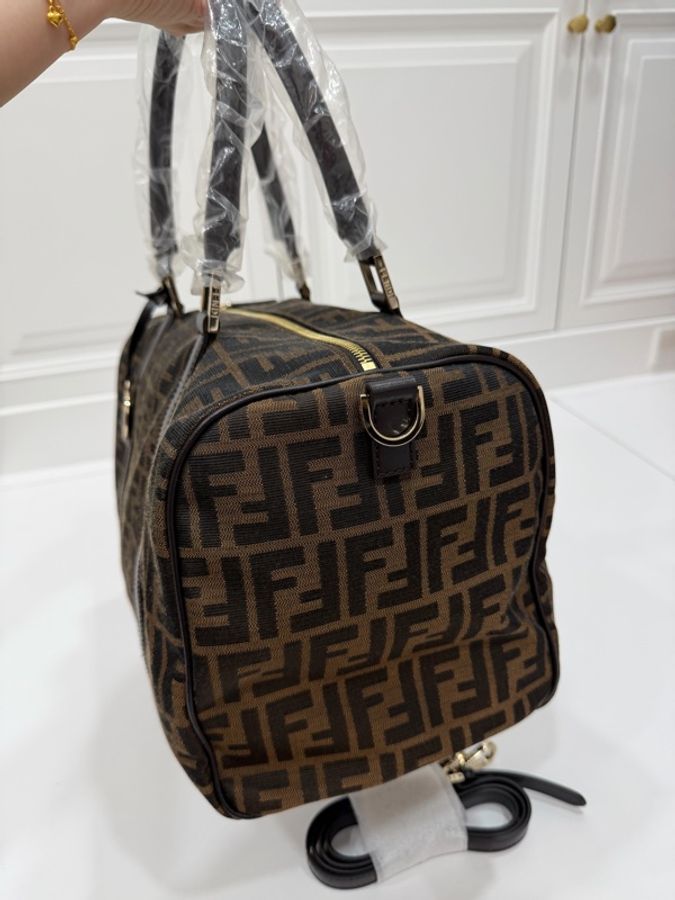 FENDI 老花 波士頓包 手提包 斜背包 肩背包 側背包-6