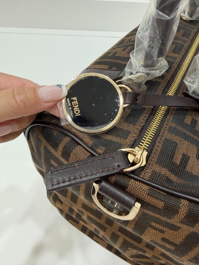 FENDI 老花 波士頓包 手提包 斜背包 肩背包 側背包-15