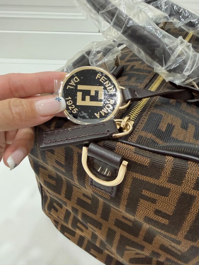 FENDI 老花 波士頓包 手提包 斜背包 肩背包 側背包-16