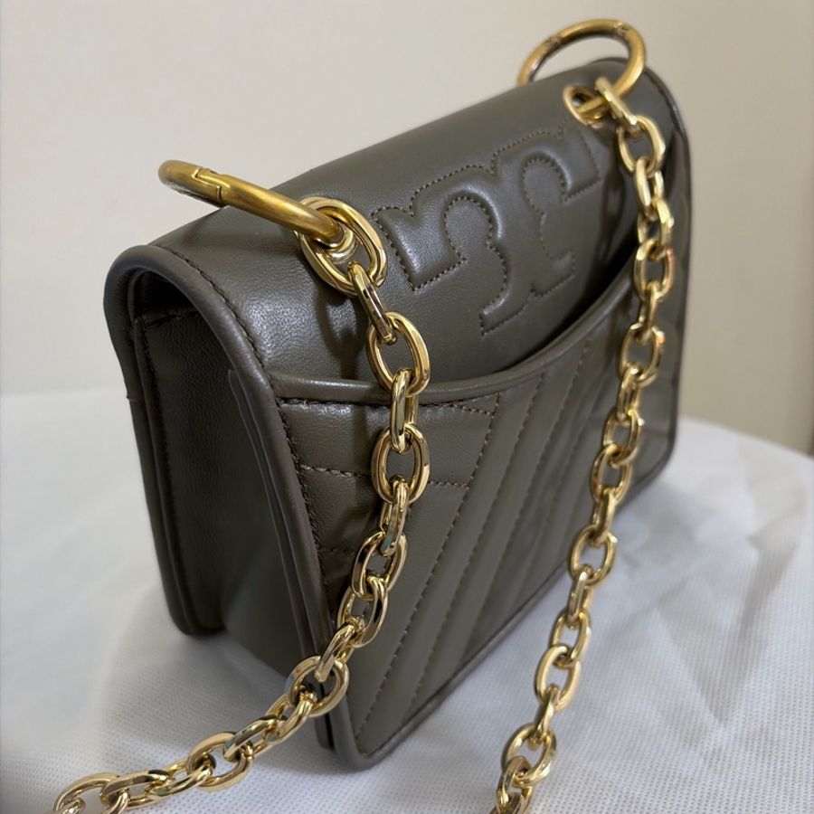 Tory Burch Kira mini 橄欖綠色斜肩包-3