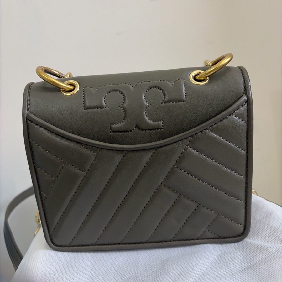 Tory Burch Kira mini 橄欖綠色斜肩包-5