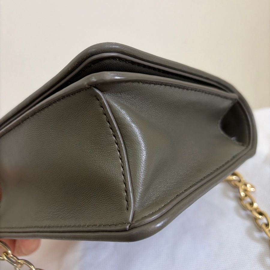 Tory Burch Kira mini 橄欖綠色斜肩包-12