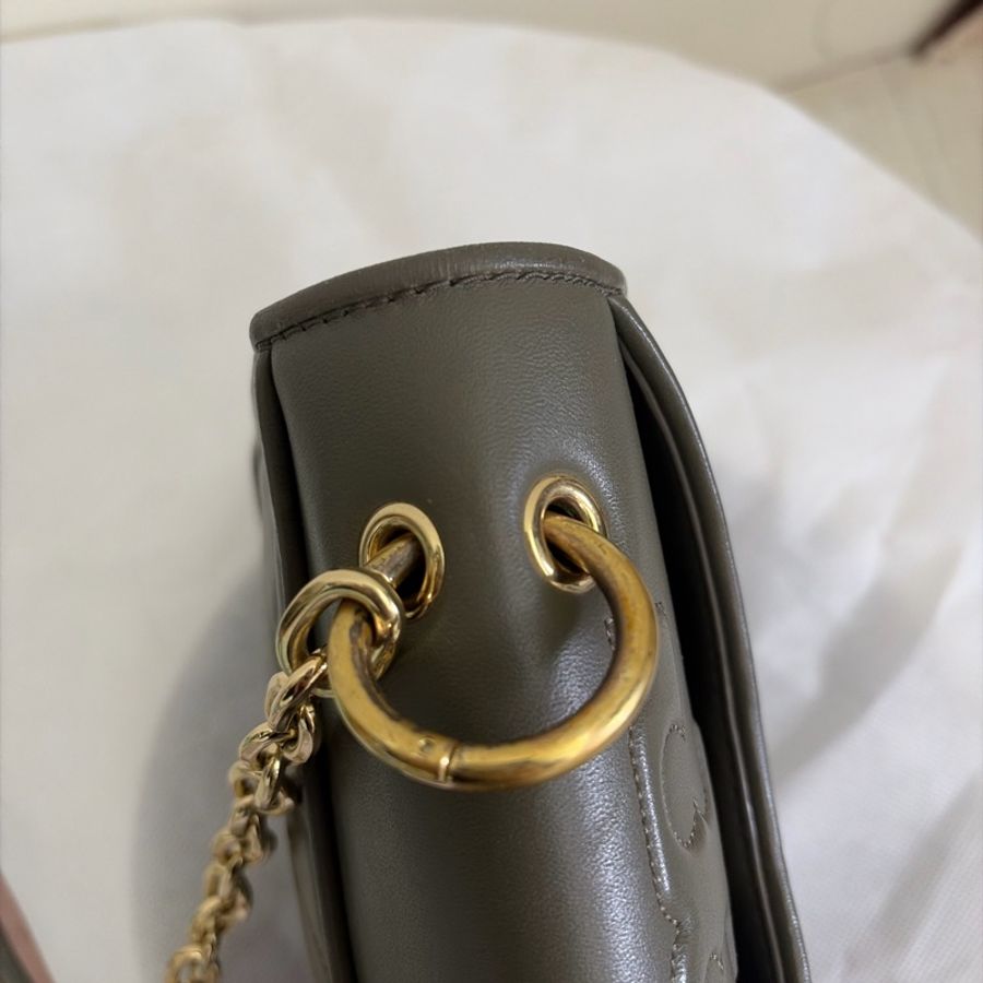 Tory Burch Kira mini 橄欖綠色斜肩包-27
