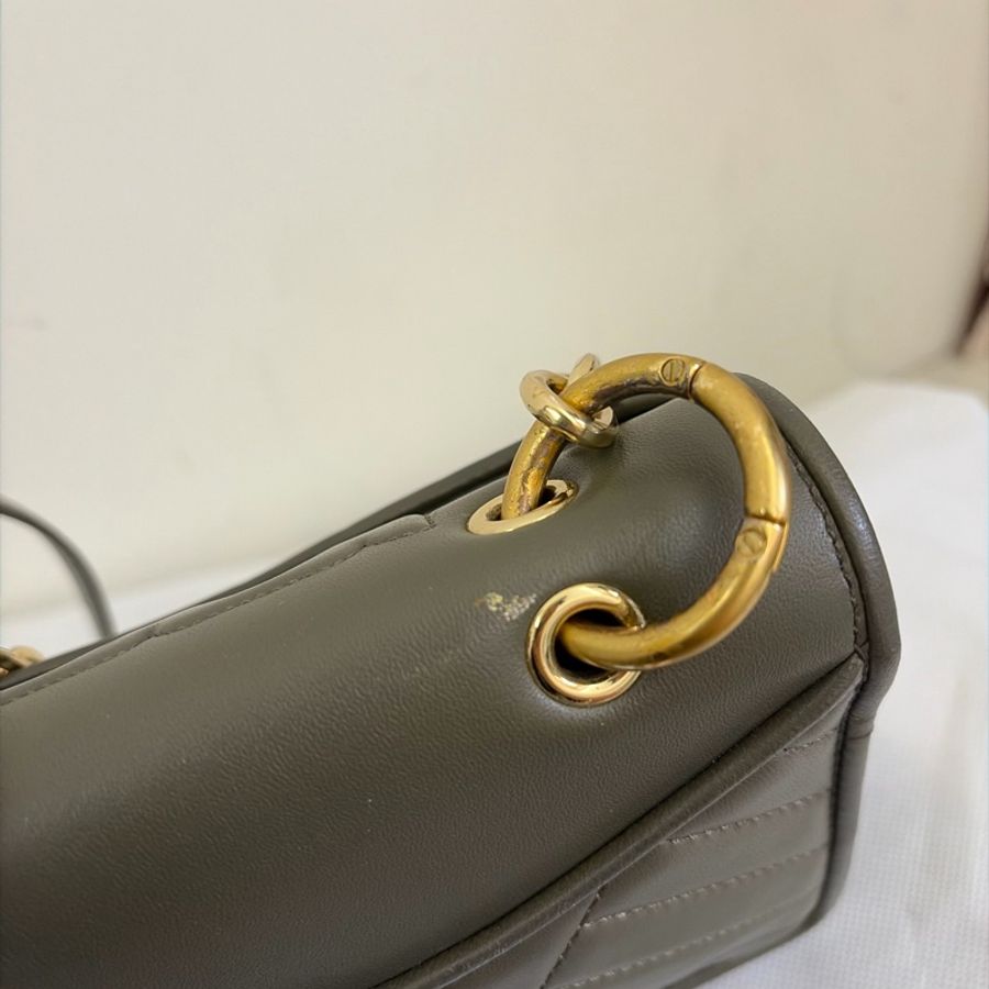 Tory Burch Kira mini 橄欖綠色斜肩包-36