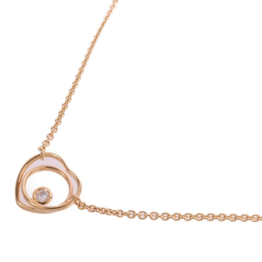 HERMES 18K玫瑰金Vertige Coeur Necklace項鍊-2