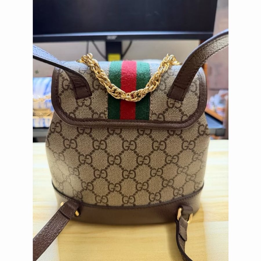 Gucci 經典Ophidia GG mini backpack 迷你後背包 二手95新-3