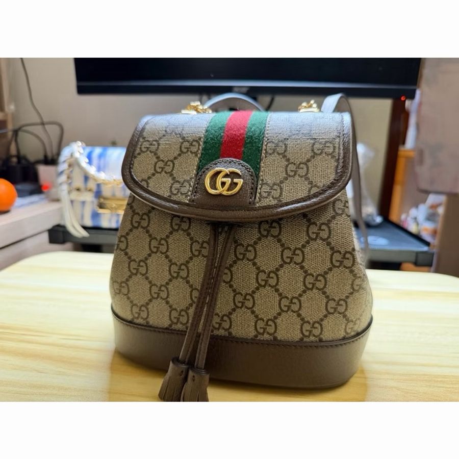 Gucci 經典Ophidia GG mini backpack 迷你後背包 二手95新-9