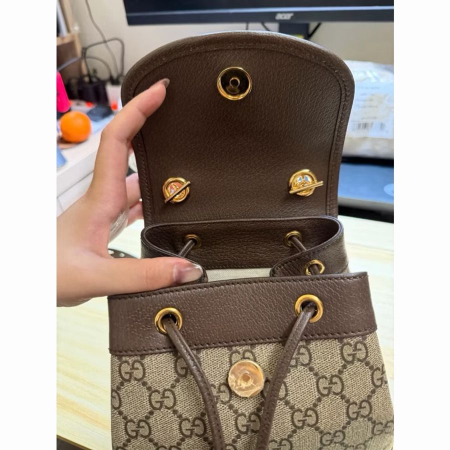 Gucci 經典Ophidia GG mini backpack 迷你後背包 二手95新-13