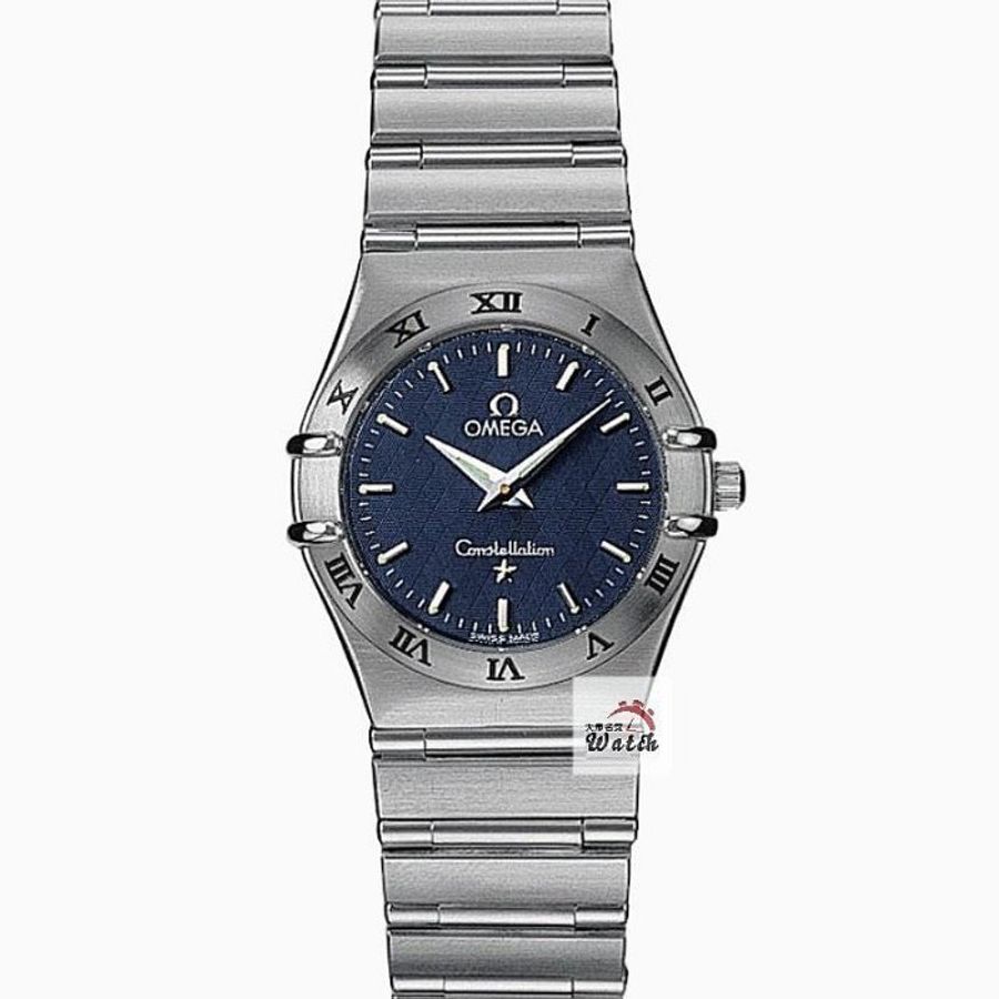 【大眾名錶】OMEGA 歐米茄 1572.40.00 星座系列 灰藍面盤 錶徑25.5mm 石英機芯 大眾名錶B1114-0