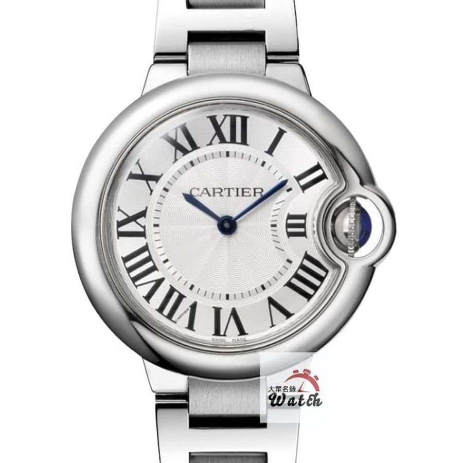 【大眾名錶】Cartier 卡地亞 W6920084 藍氣球系列 中型錶款 羅馬時標面盤 錶徑33mm 石英機芯 大眾名錶G320-0