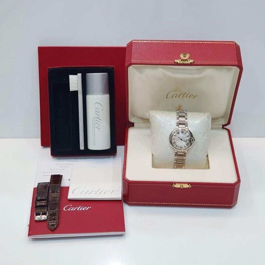 【大眾名錶】Cartier 卡地亞 W6920084 藍氣球系列 中型錶款 羅馬時標面盤 錶徑33mm 石英機芯 大眾名錶G320-9