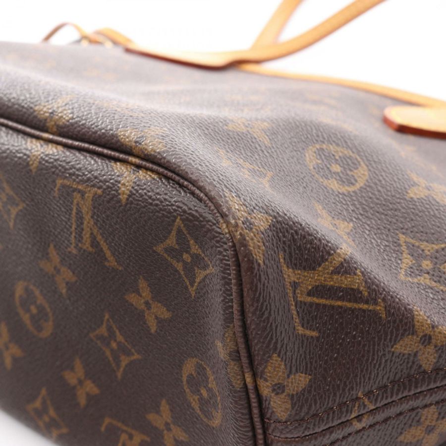 路易威登 Neverfull PM 手提包 M40155 Monogram 皮革 棕色 二手 LV-10