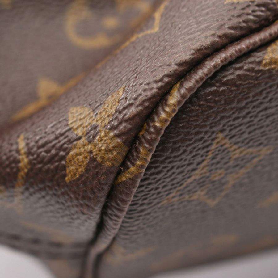 路易威登 Neverfull PM 手提包 M40155 Monogram 帆布皮革棕色二手-5