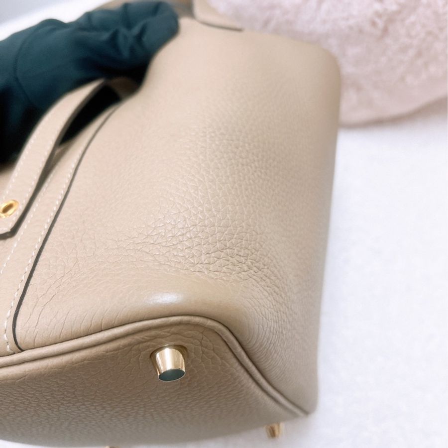 Hermes picotin 18 菜籃子 風衣灰金釦 B-6