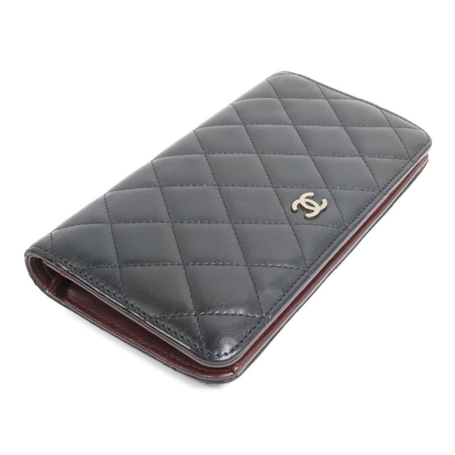 CHANEL 羊皮皮革Long Wallet長錢包-3