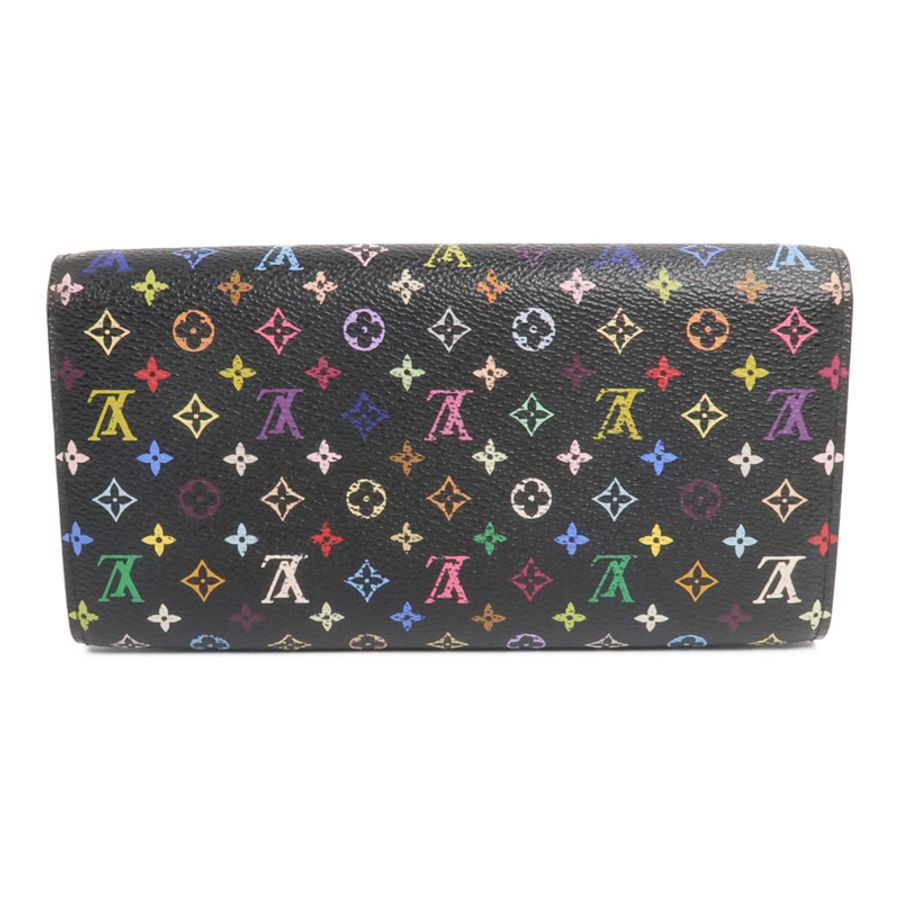 LOUIS VUITTON Monogram Multicolore Portefeuille Sarah Wallet長錢包-1