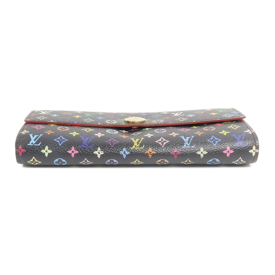 LOUIS VUITTON Monogram Multicolore Portefeuille Sarah Wallet長錢包-5