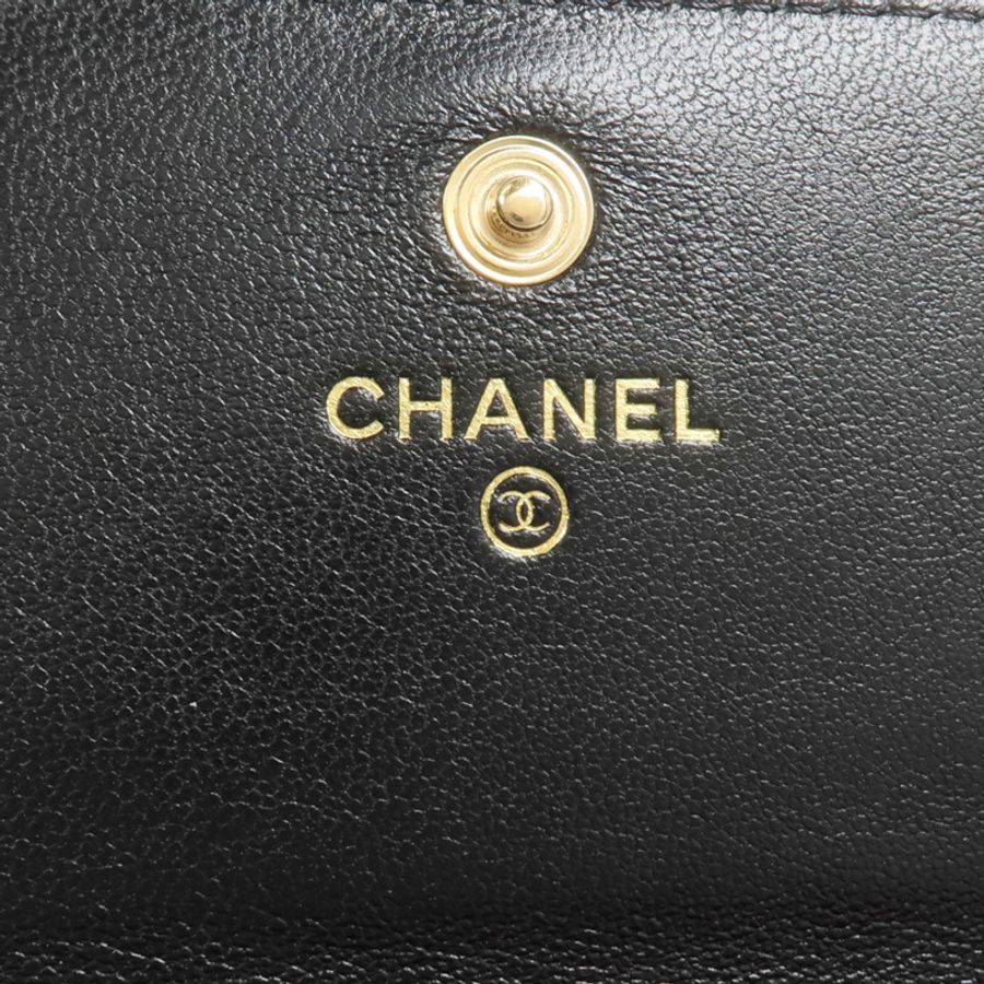 CHANEL 羊皮皮革19 Long Wallet長錢包-15