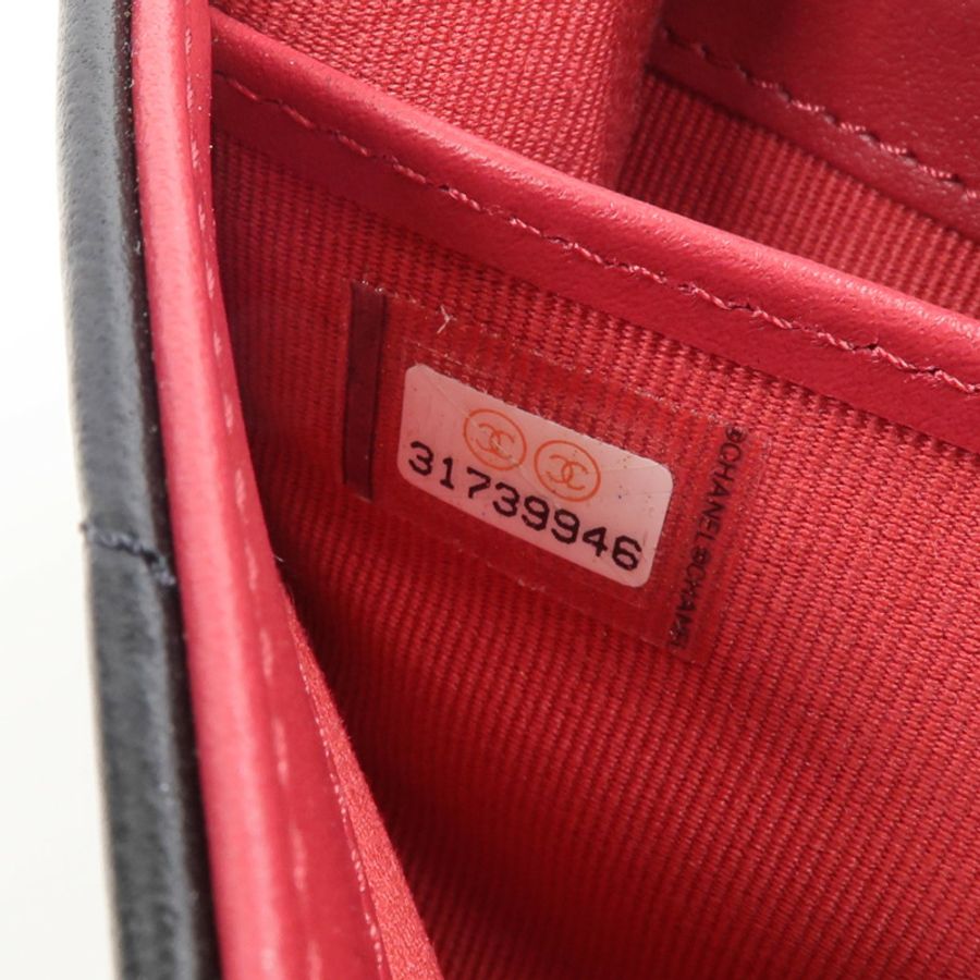 CHANEL 羊皮皮革19 Long Wallet長錢包-17