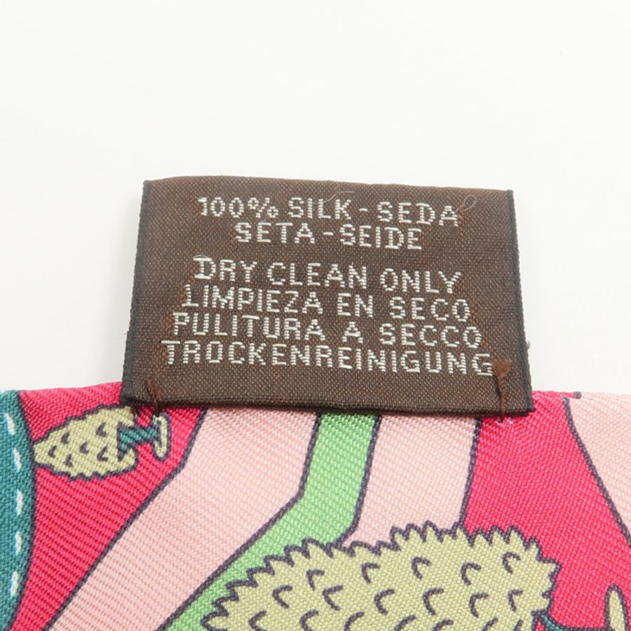 HERMES 絲質Twilly絲巾-9