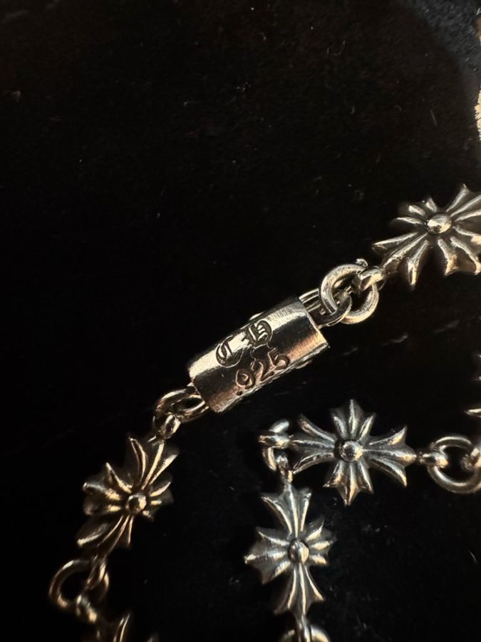 chrome hearts tinye 克羅心十字架手鍊-1