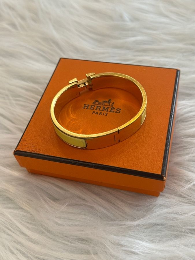 Hermes H Clic 黃色手環-2