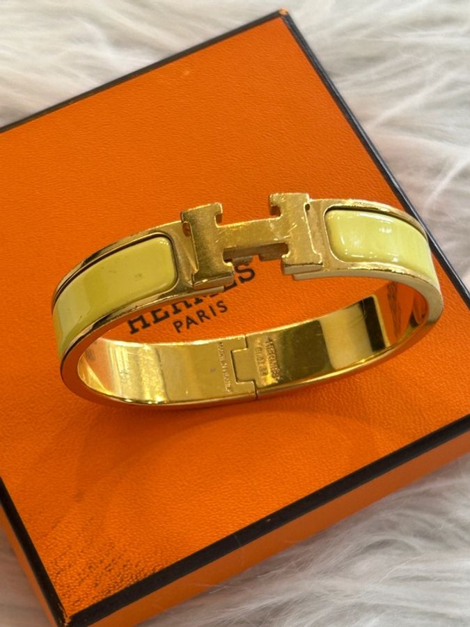 Hermes H Clic 黃色手環-4