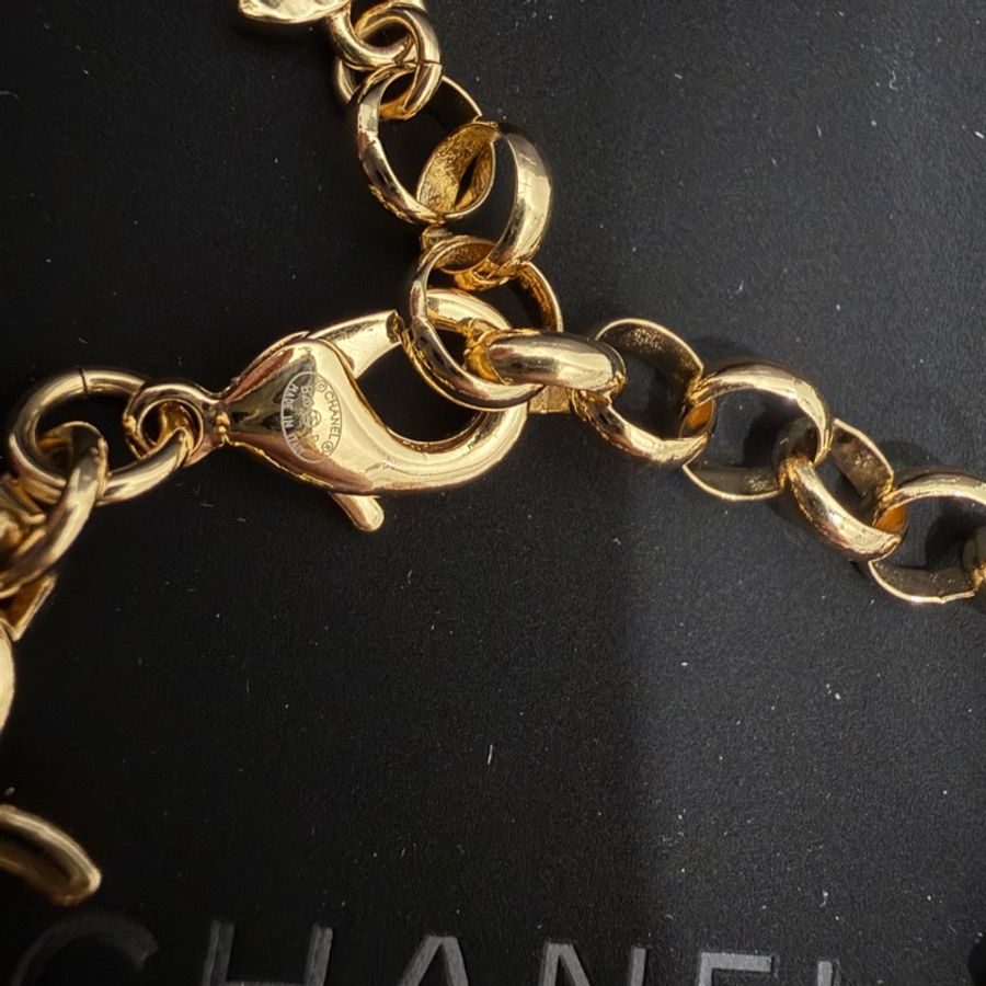 全新 Chanel 香奈兒 超美26P早春 金銀雙色 雙C手鏈-11
