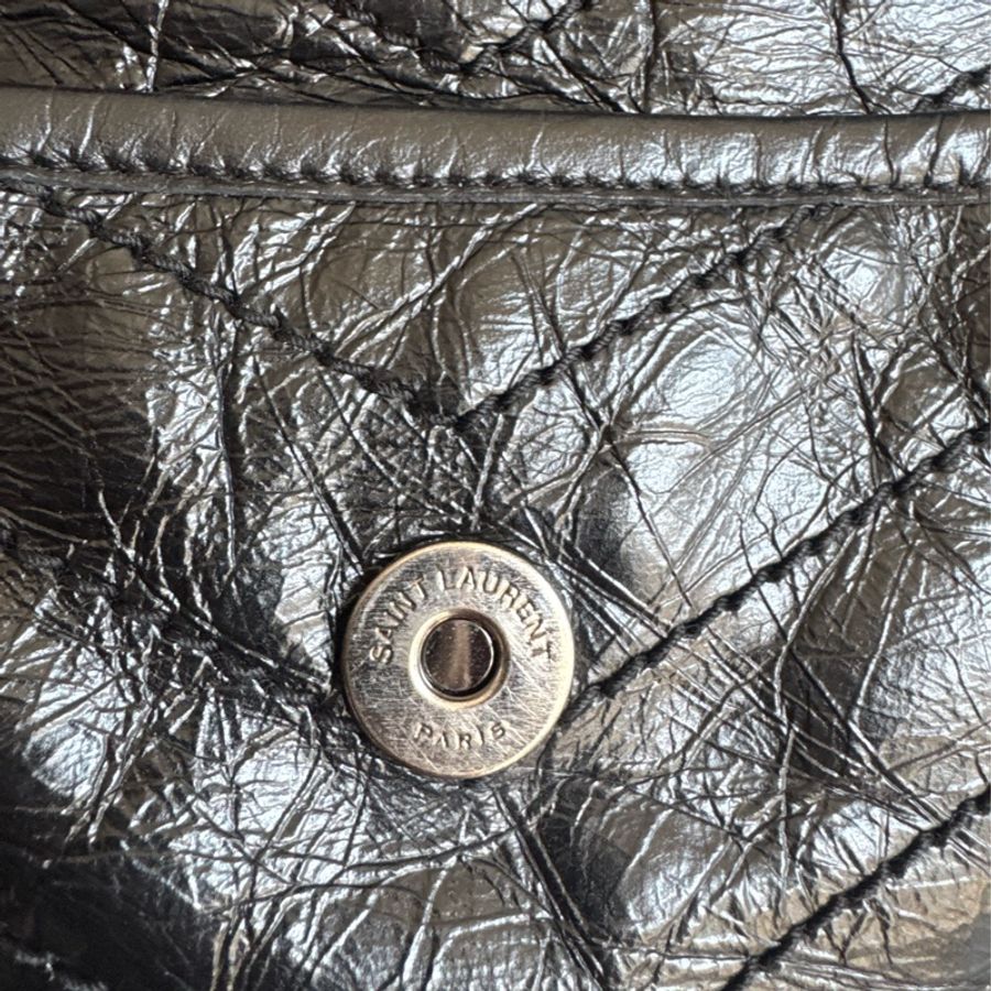 YSL黑色黑logo niki mm-20