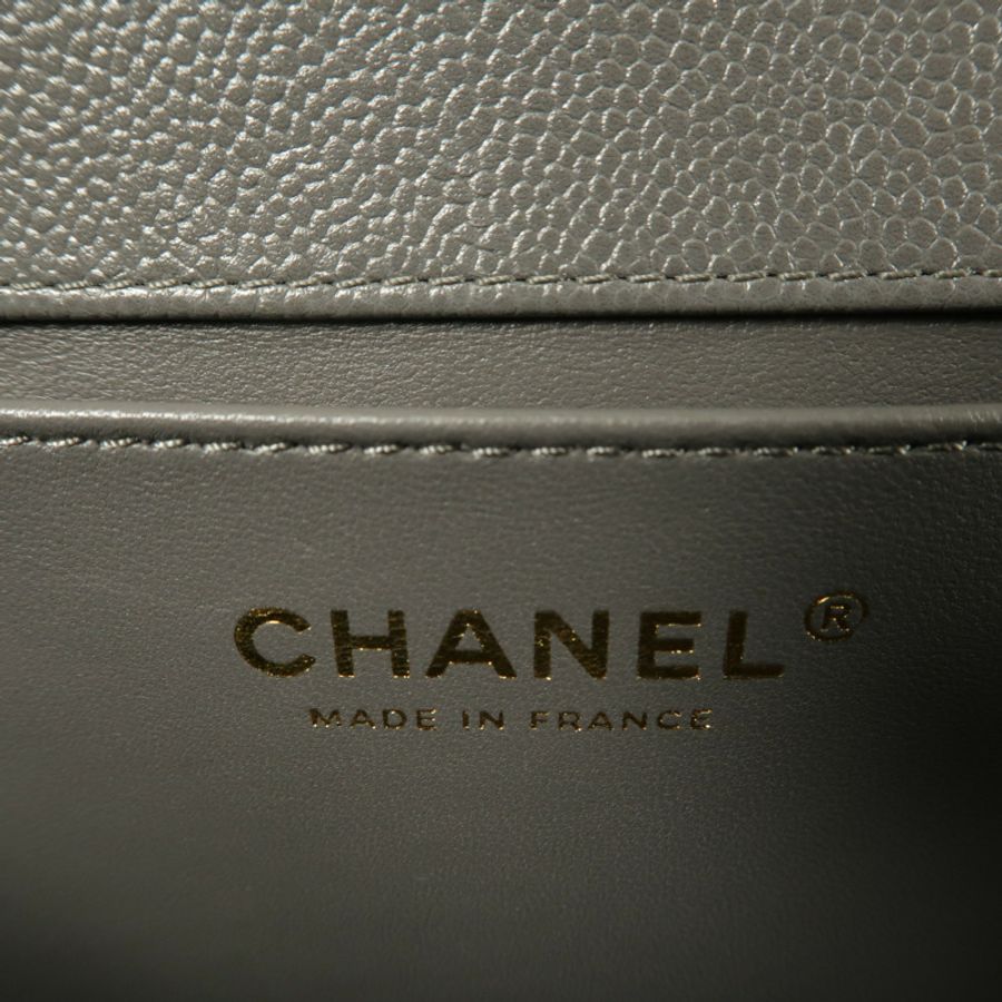 CHANEL 牛皮皮革Boy 25鏈帶肩背袋-11